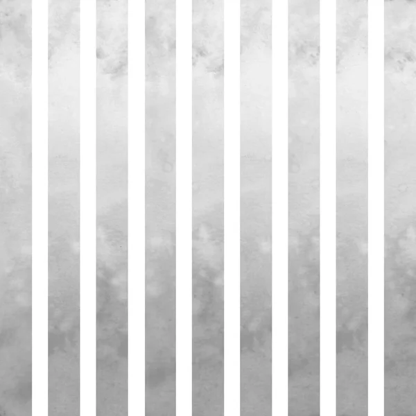 Watercolor Gray Stripes Gray Lines White Background — Stock Photo, Image