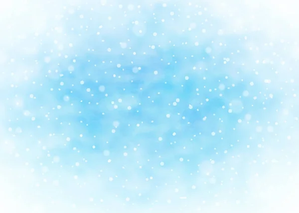 Абстрактний Зимовий Фон Снігопадами — стокове фото