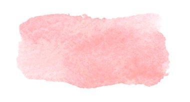 Beyaz arka plan üzerinde izole sanatsal suluboya yaratıcı fırça darbesi