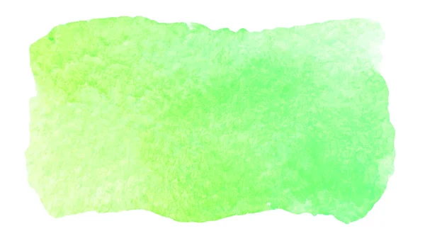 白い背景で隔離抽象的な手描き水彩ブラシ ストローク — ストック写真