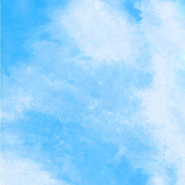 Abstrato Azul Brilhante Aquarela Pintado Mão Fundo — Fotografia de Stock