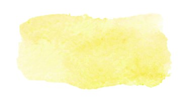 Beyaz arka plan üzerinde izole soyut el çekilmiş suluboya fırça darbesi.