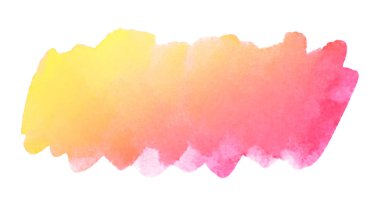 Soyut el suluboya arka plan üzerinde beyaz izole çekilmiş. Güzel fırça darbesi tasarımı için.