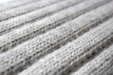 Doku yatay örgü gri arkaplan, yüz örgüsü