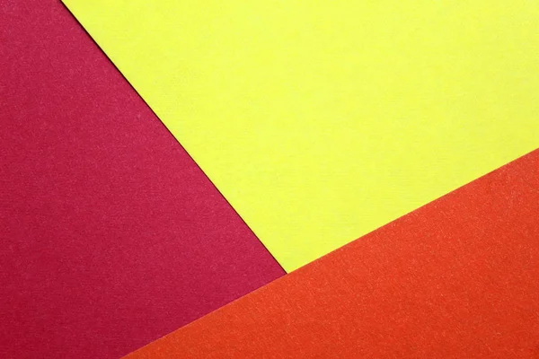 Farbige Pappe Verstreut Auf Dem Tisch Geometrische Formen — Stockfoto