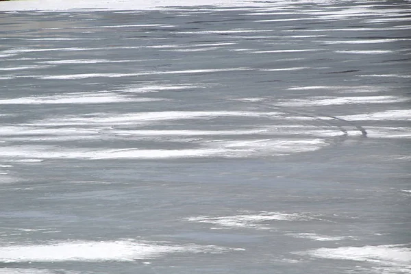 Contexte Fonte Glace Début Printemps Avec Neige — Photo