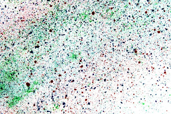 Ljus Abstrakt Bakgrund Stänkt Med Droppar Färg — Stockfoto