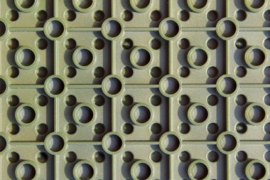 Soyut yeşil doku çemberleri ve kare arkaplan