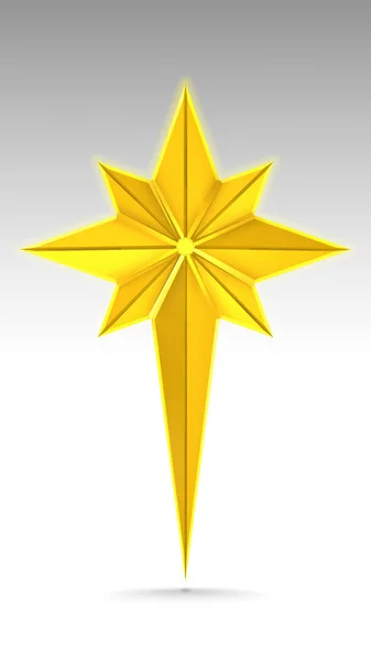 金の光輝く星 — ストック写真