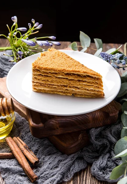 Tatlım pasta Medovik — Stok fotoğraf