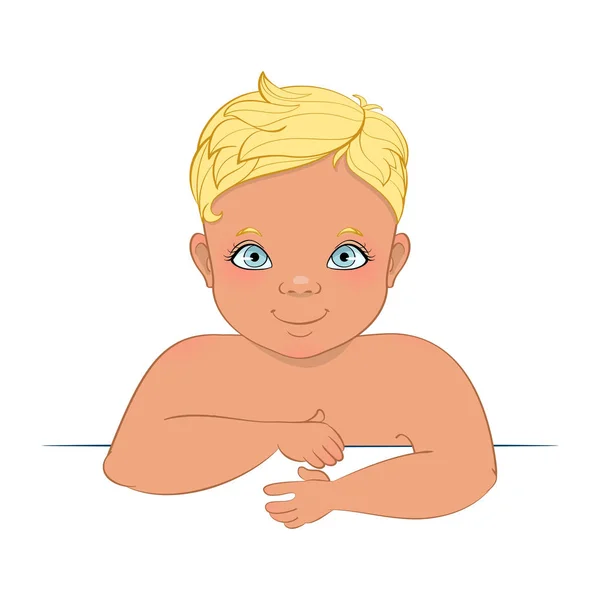 Cartoon baby character — Stock Vector