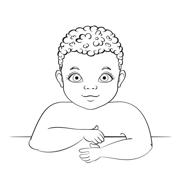 Personagem do bebê dos desenhos animados — Vetor de Stock