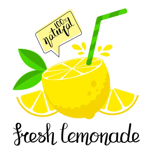 Affiche limonade — Image vectorielle