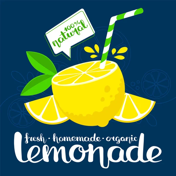 Manifesto della limonata — Vettoriale Stock
