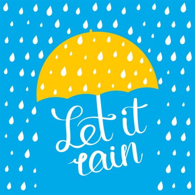 Let It Rain Free Vector Eps Cdr Ai Svg Vector Illustration Graphic Art