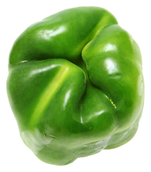 Unterseite grüner Paprika — Stockfoto