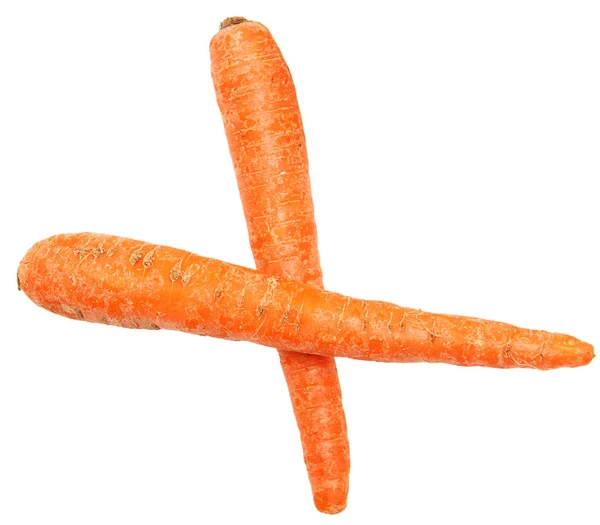 Zanahorias sin lavar sin pelar —  Fotos de Stock