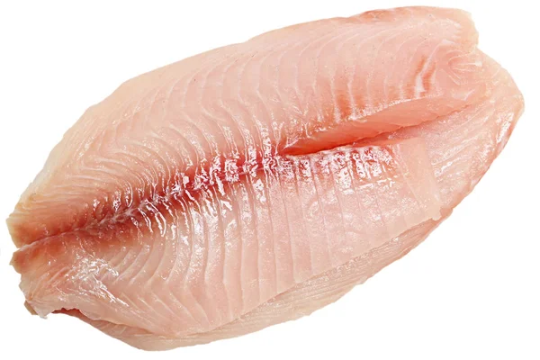 Raw Tilapia Fillets — Stock Photo, Image