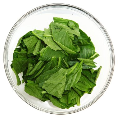 Yu Choy yaprakları