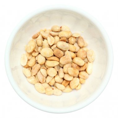 Kavrulmuş fıstık kasesi.