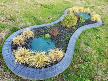 Ev Adımları Sistemi Çevresi Peyzaj Geliştirme Kapakları