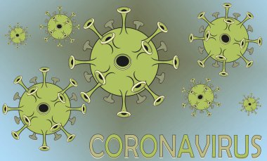 Photoshop ile yapılan Corona Virüs Kümesi Resimleri.