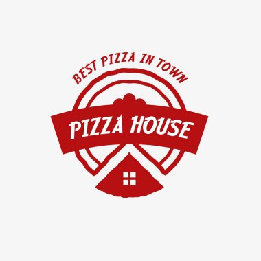 Pizza evi logosu.