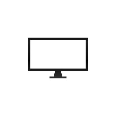 LCD monitörü grafik şablonu vektör