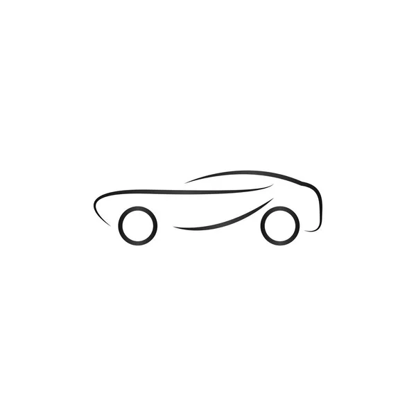 Soyut Araba Otomotiv Logo Tasarım Şablonu — Stok Vektör