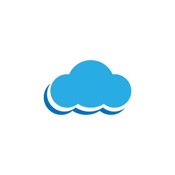 Cloudové Technologie Loga Ikony Šablony Vektor — Stockový vektor