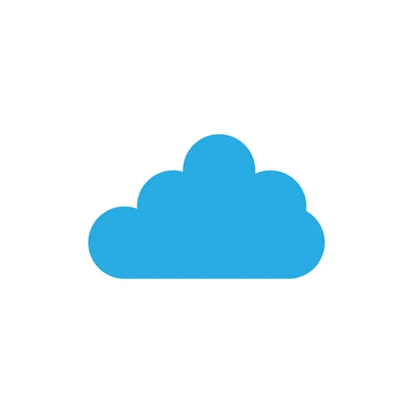 Logo Technologie Cloud Vecteur Modèle Icône — Image vectorielle