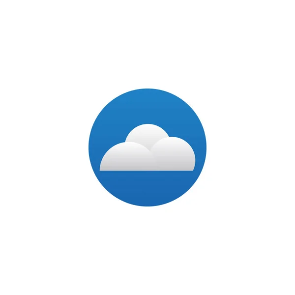 Logo Technologie Cloud Vecteur Modèle Icône — Image vectorielle