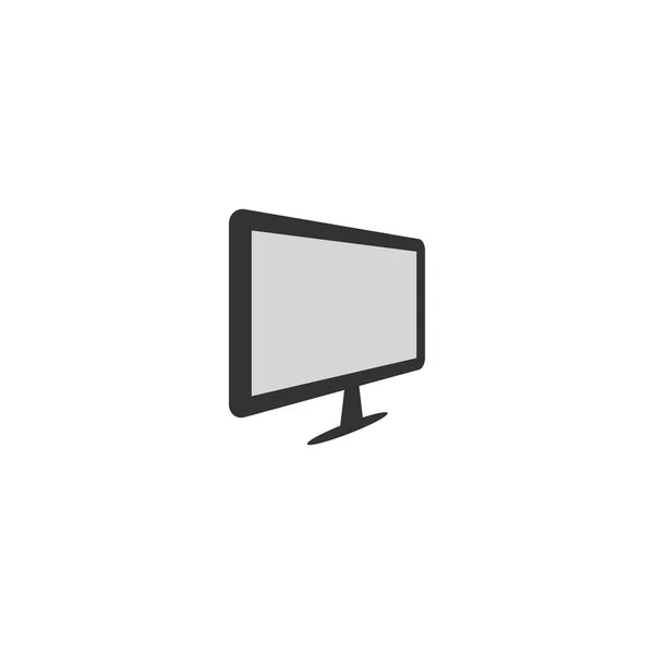 Lcd Monitor Grafischer Vorlagenvektor — Stockvektor