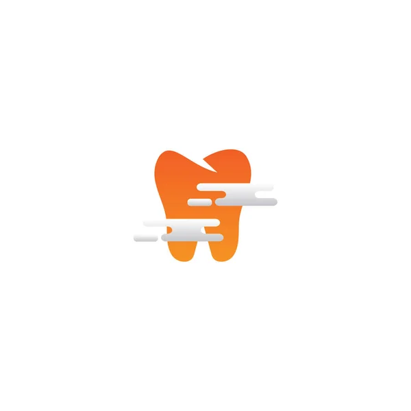 Plantilla Diseño Logotipo Dental Limpio — Vector de stock