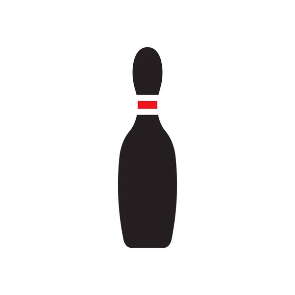 Bowling ikon design sablon vektor elszigetelt illusztráció — Stock Vector