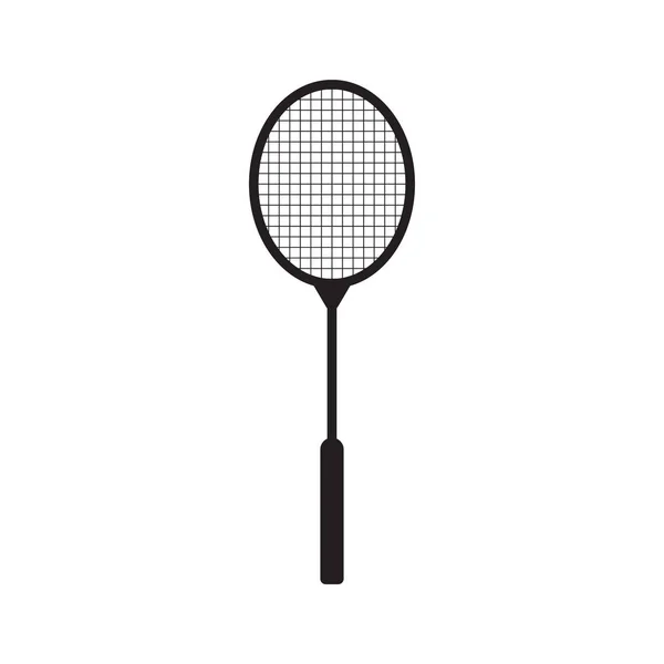 Racket badminton icon design template vector isolated — Stock Vector