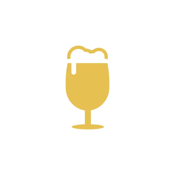 Icono de cerveza plantilla de diseño vector ilustración aislada — Vector de stock