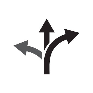 Yönlendirme simgesi tasarım şablonu izole edildi