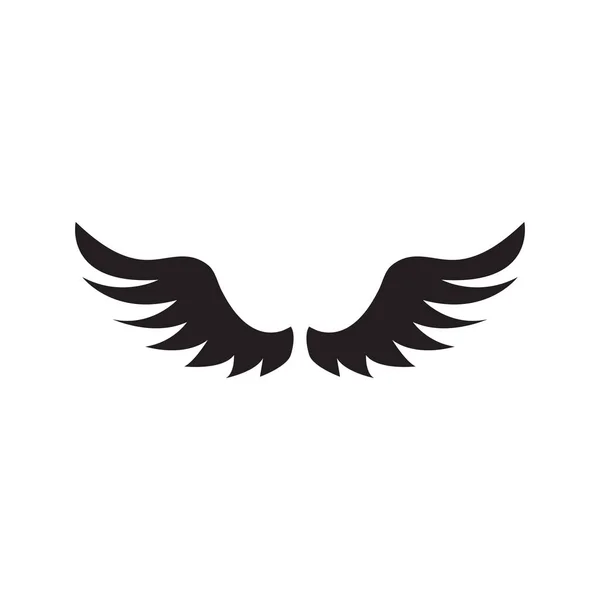 翼のアイコンデザインテンプレートベクトル絶縁イラスト — ストックベクタ