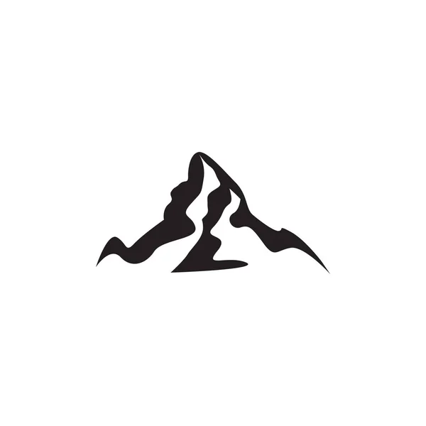 山のアイコンデザインテンプレートベクトル孤立 — ストックベクタ