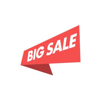 Banner satış grafik tasarım şablonu vektör izole