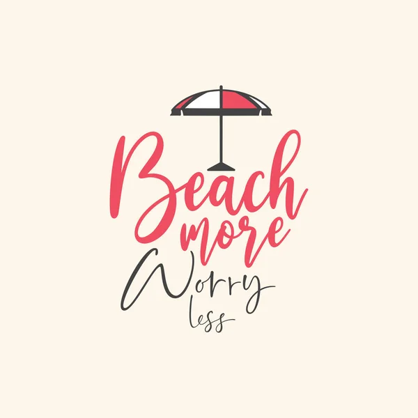 海滩字体排版 — 图库矢量图片