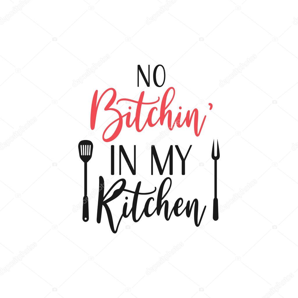 Kitchen quote lettering typography