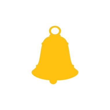 Çan grafik tasarım şablonu izole edildi