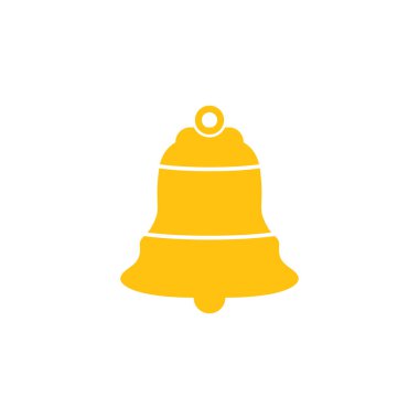 Çan grafik tasarım şablonu izole edildi