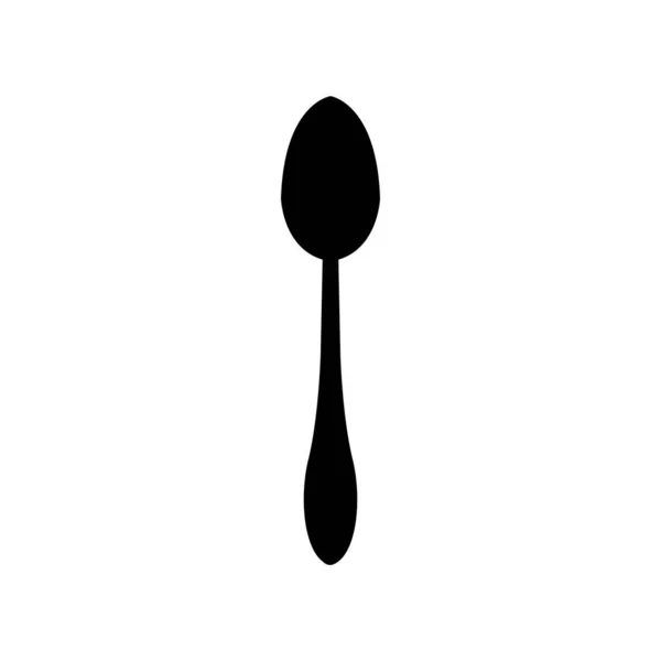 Cutlery Spoon Graphic Design Template Vector Isolated — Stock Vector