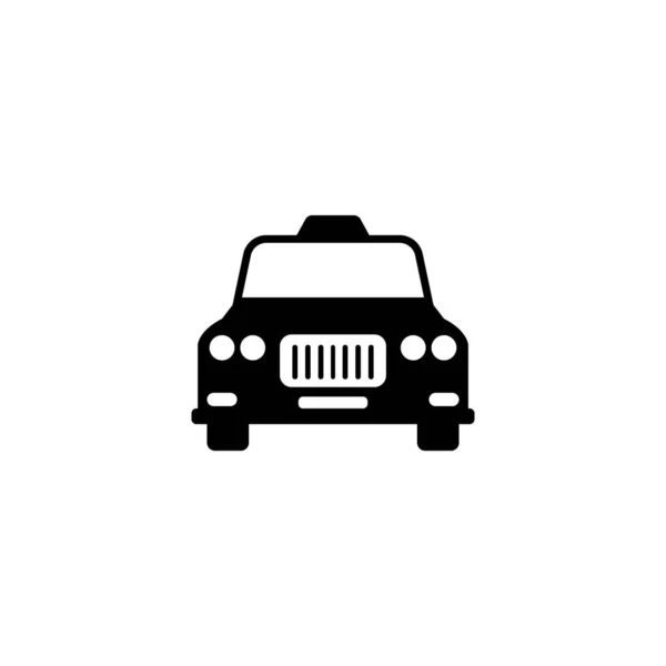 Taxi Coche Diseño Gráfico Plantilla Vector Aislado — Vector de stock