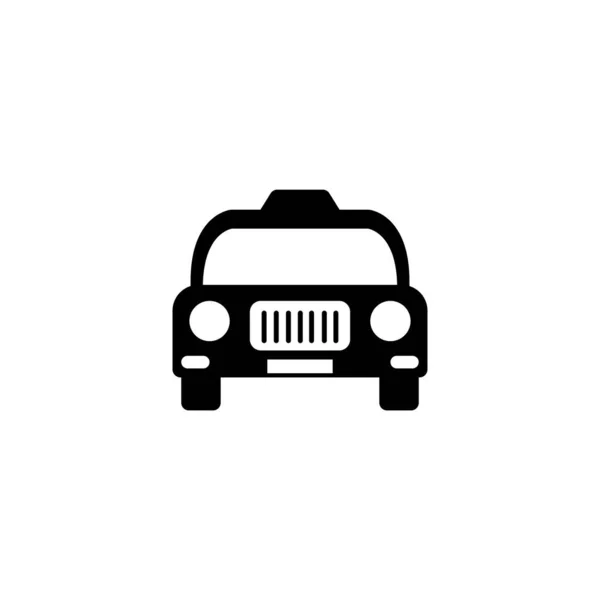 Taxi Carro Design Gráfico Modelo Vetor Isolado — Vetor de Stock