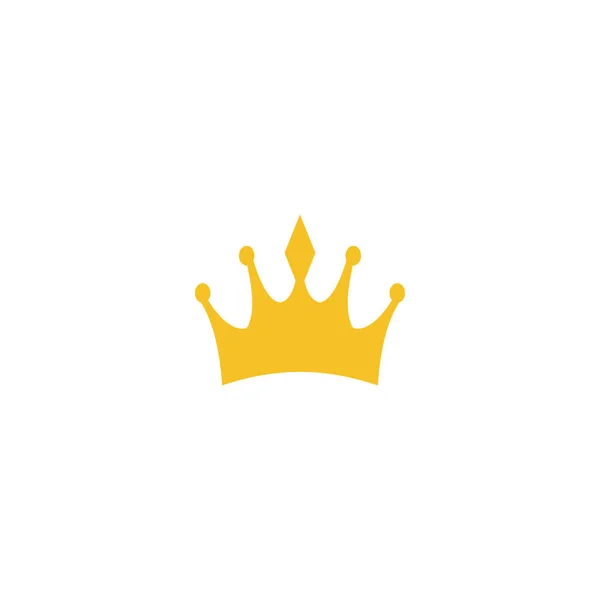 Шаблон дизайну іконок корони Вектор ізольовано — стоковий вектор
