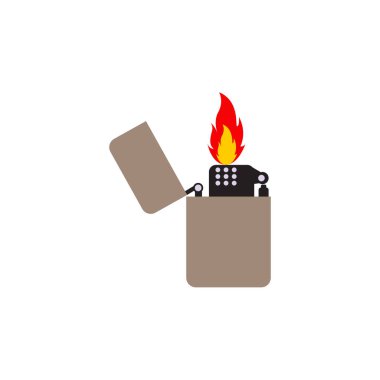 Daha hafif grafik tasarım şablonu vektör izole illüstrasyonu